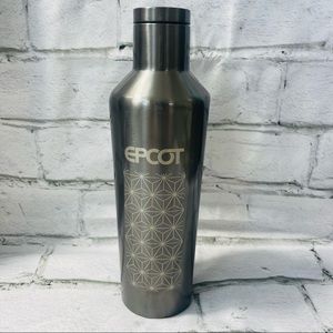 2021 Disney Parks Epcot Spaceship Earth Collection Corkcicle Canteen Tumbler NEW